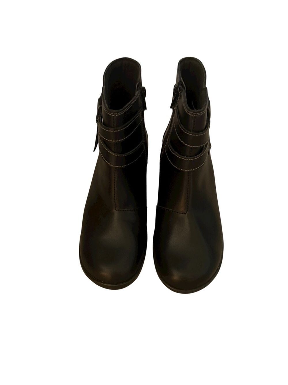 Clark’s Collection Women’s Angie Spice Black Leather Boots Size 7 - Picture 3 of 11